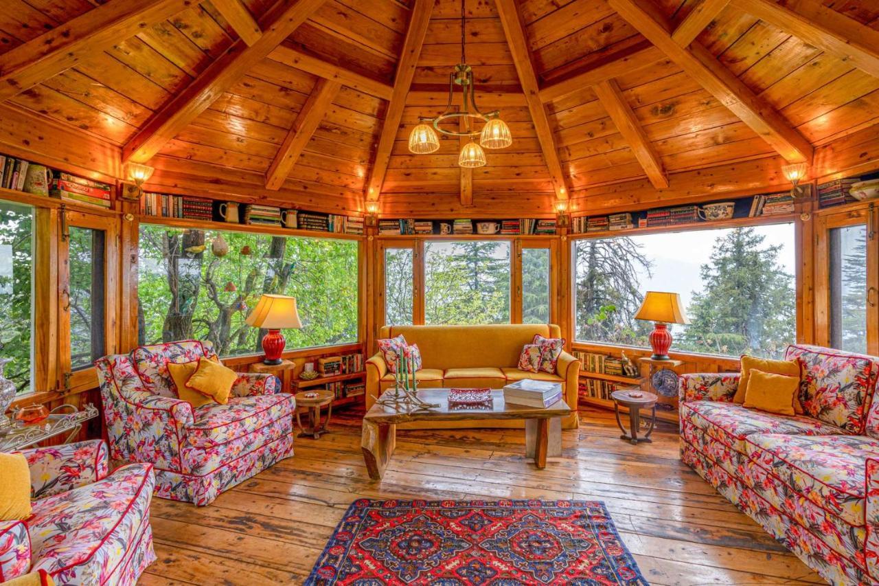 Stayvista At Violet Hill With Bonfire, Gazebo & Hill View Shimla Exterior foto